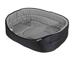 Panier Oval Essentiel Noir Gris 45X27Cm