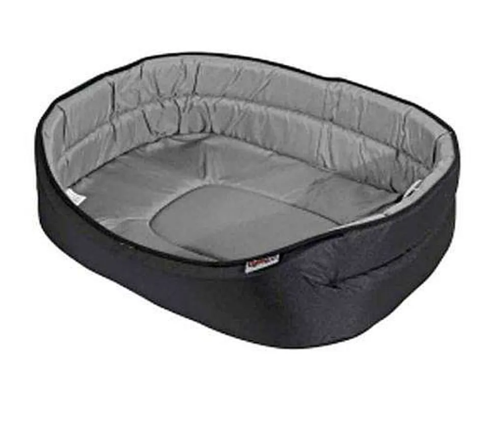 Panier Oval Essentiel Noir Gris 45X27Cm