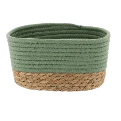 Panier Rectangulaire 21X13X12Cm Kaki Naturel