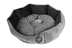 Panier Rond 50Cm Patchy Gris Noir