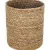 maxibazar Panier Seagrass Naturel D.18X18Cm