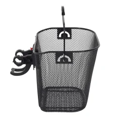 Panier Vélo Metal Noir Clip Automatique 10L