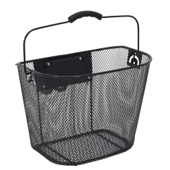 Panier Vélo Metal Noir Clip Automatique 10L