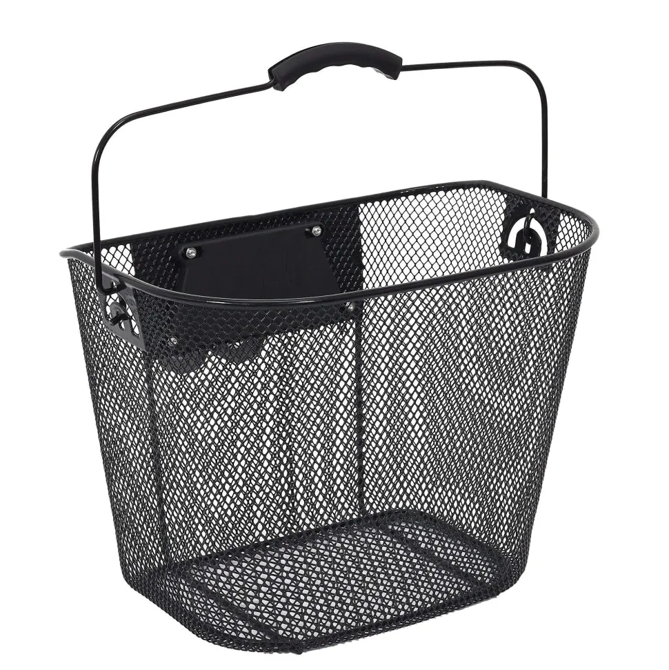 Panier Vélo Metal Noir Clip Automatique 10L