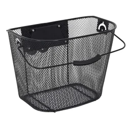 Panier Vélo Metal Noir Clip Automatique 10L