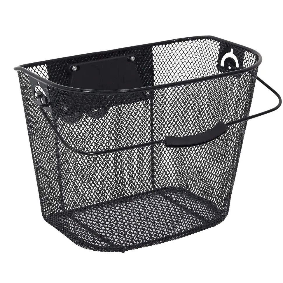 Panier Vélo Metal Noir Clip Automatique 10L