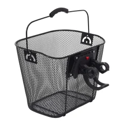 Panier Vélo Metal Noir Clip Automatique 10L