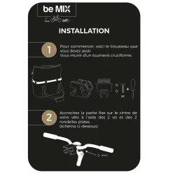 Panier Vélo Polyester Clipsable 24L