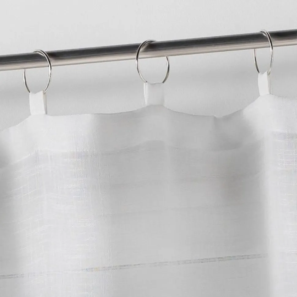 maxibazar Panneau A Anneaux 140X240Cm Milza Blanc