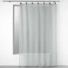maxibazar Panneau A Anneaux 140X280Cm Voile Tisse Linka Gris