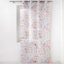 maxibazar Panneau A Oeillets 140 X 240 Cm Imprime Fee Des Bois Blanc