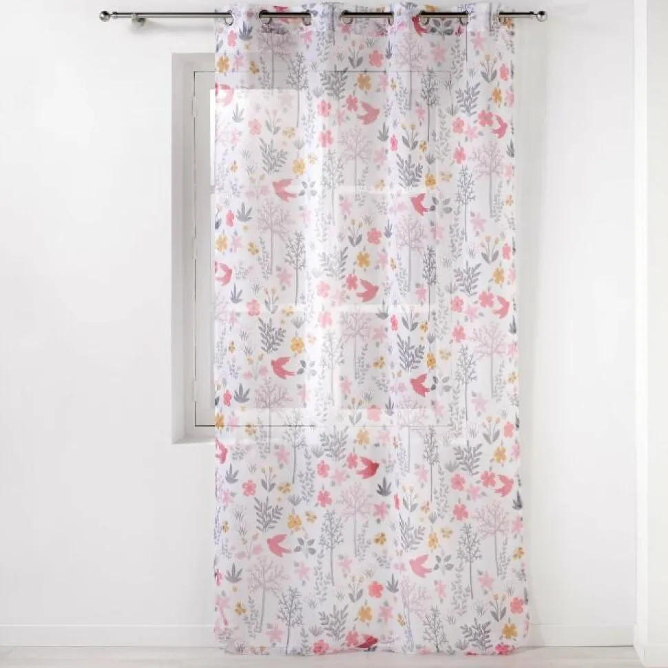 maxibazar Panneau A Oeillets 140 X 240 Cm Imprime Fee Des Bois Blanc