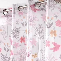 maxibazar Panneau A Oeillets 140 X 240 Cm Imprime Fee Des Bois Blanc