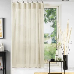 maxibazar Panneau Anneaux 140X240Cm Tisse Linka Naturel