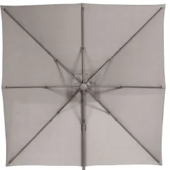 Parasol Decentre Elea 3X3M Noisette