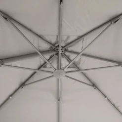 Parasol Decentre Elea 3X3M Noisette