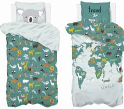 Atmosphera Parure Carte Monde 140X200Cm