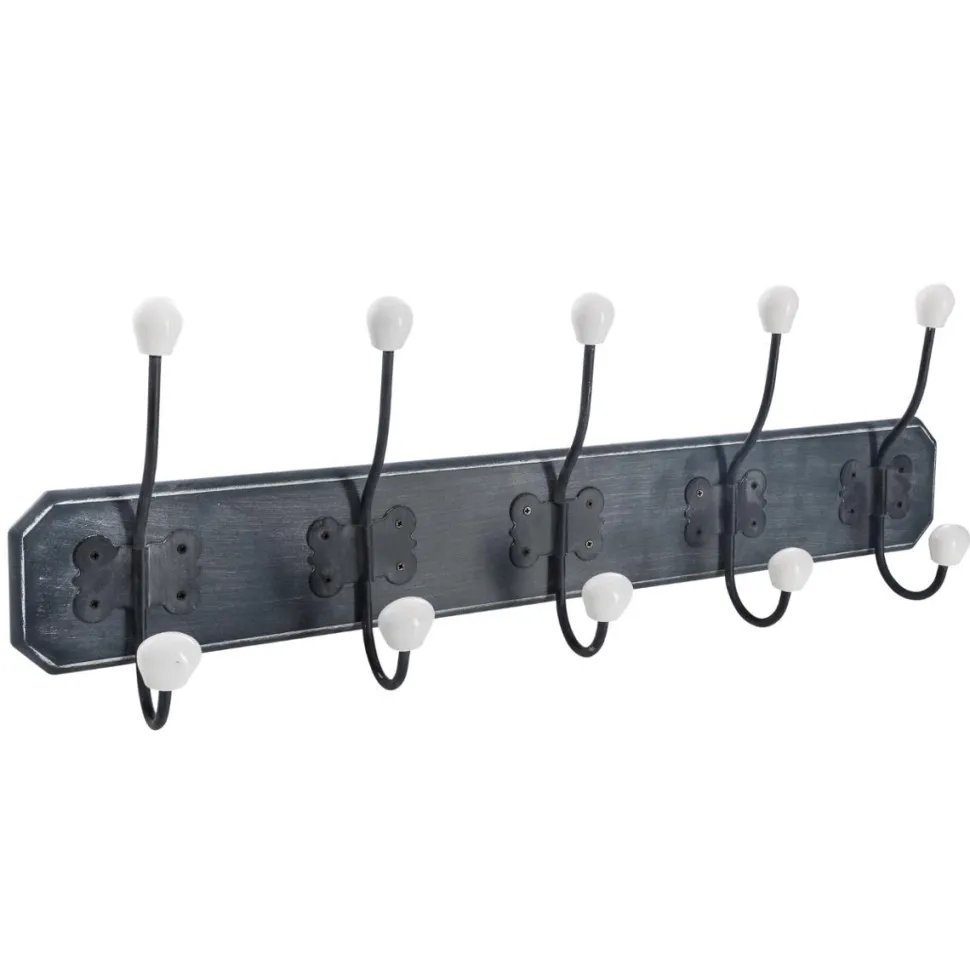 Atmosphera Patere Bois 5 Crochets 60X20Cm