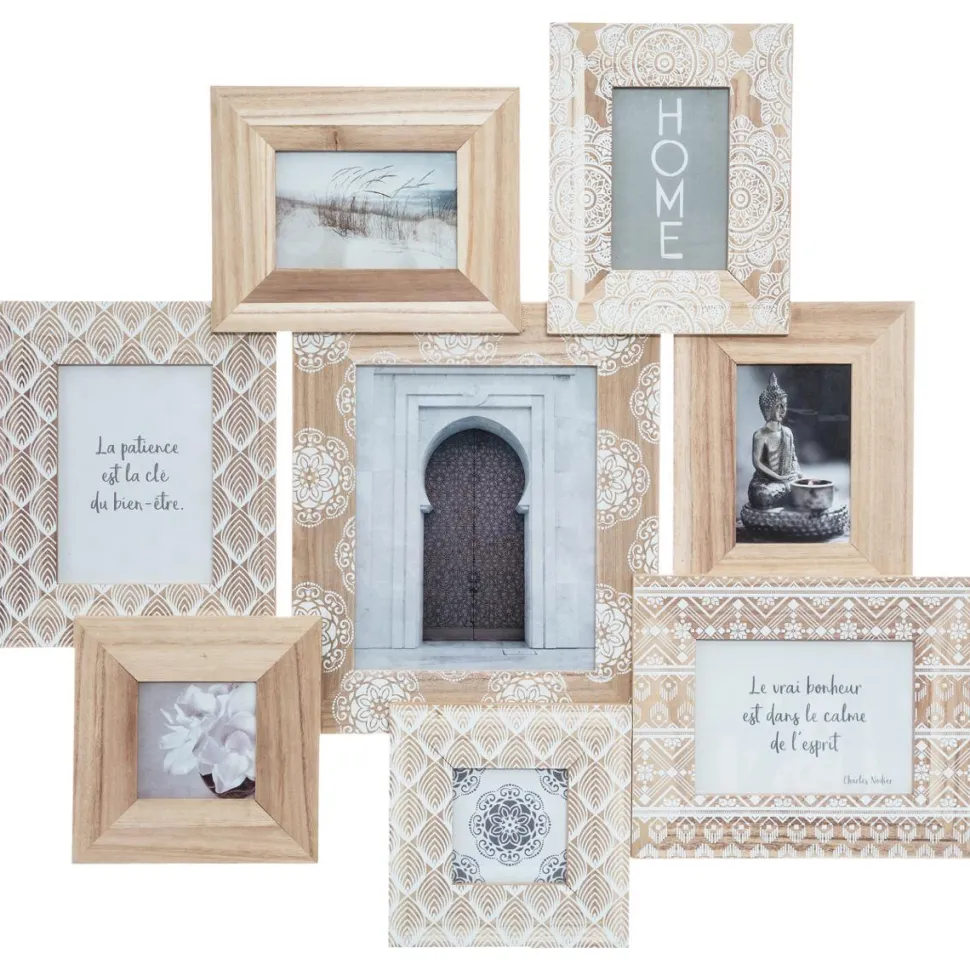 Atmosphera Pele Mele Bois 8 Photos 77X72Cm