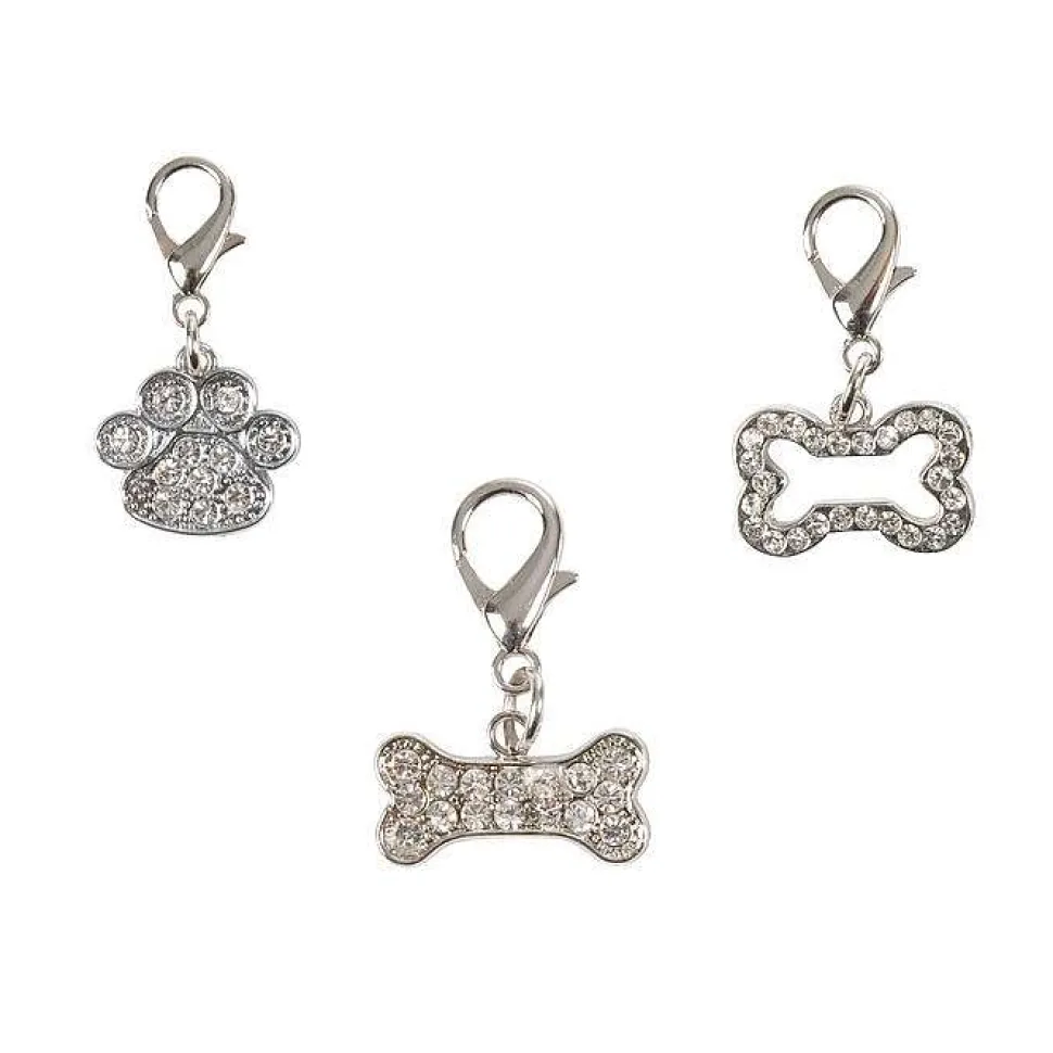 Pendentif Collier Metal 2.5Cm Os Patte