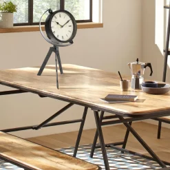 Atmosphera Pendule A Poser Metal Trepied 37Cm