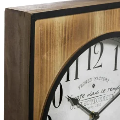 Atmosphera Pendule Ardoise Flower D.115X37Cm