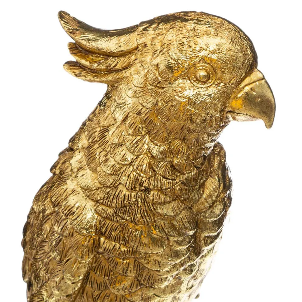 Atmosphera Perroquet Or Resine Peacock H.33Cm