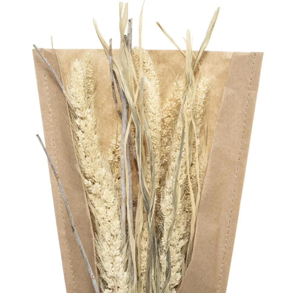 maxibazar Petit Bouquet Fleurs Sechees Naturel H.45Cm