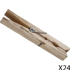 Pinces A Linge X24 Bois