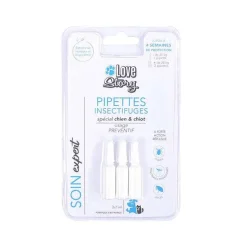 Pipettes Insectifuges Preventif Chien Chiot 3X1Ml