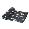 Plaid Chien 100X70Cm Design Pattou Noir