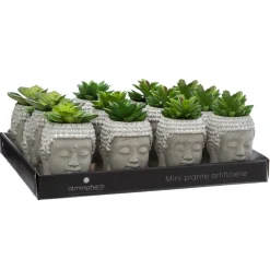 Atmosphera Plante Artificielle Bouddha Ciment