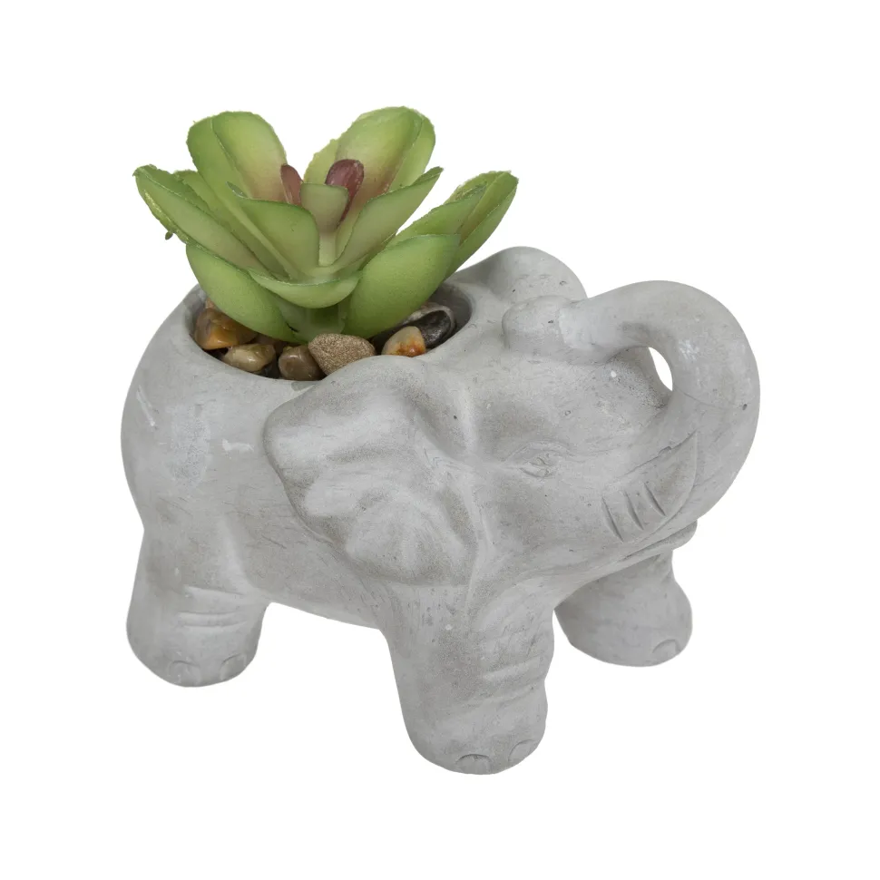 maxibazar Plante Ciment Elephant H.10Cm