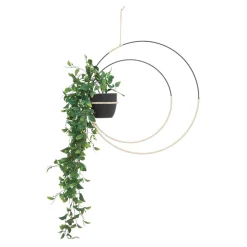 maxibazar Plante Suspension Metal Cosy D.60X39Cm