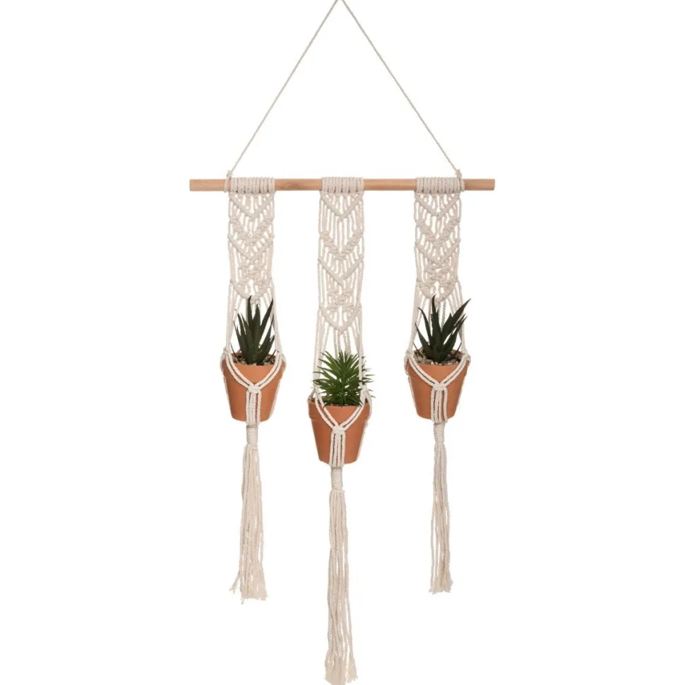 Atmosphera Plante X3 Suspensions Terracotta Hacienda H.75Cm