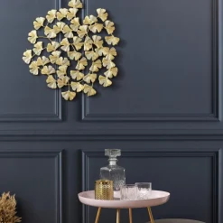 maxibazar Plaque Murale Doree