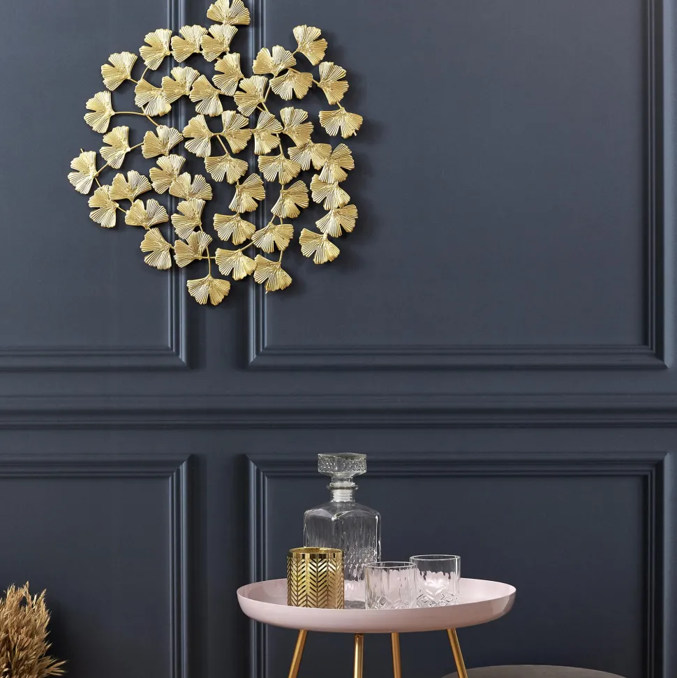 maxibazar Plaque Murale Doree