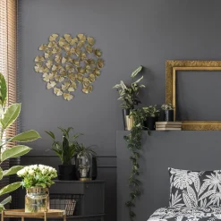 maxibazar Plaque Murale Doree