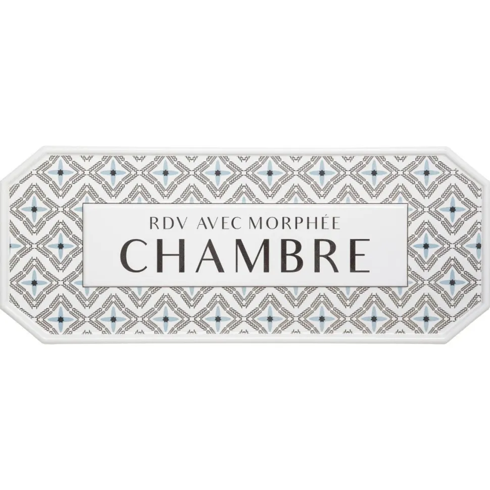 Atmosphera Plaque Porte Metal Carreaux