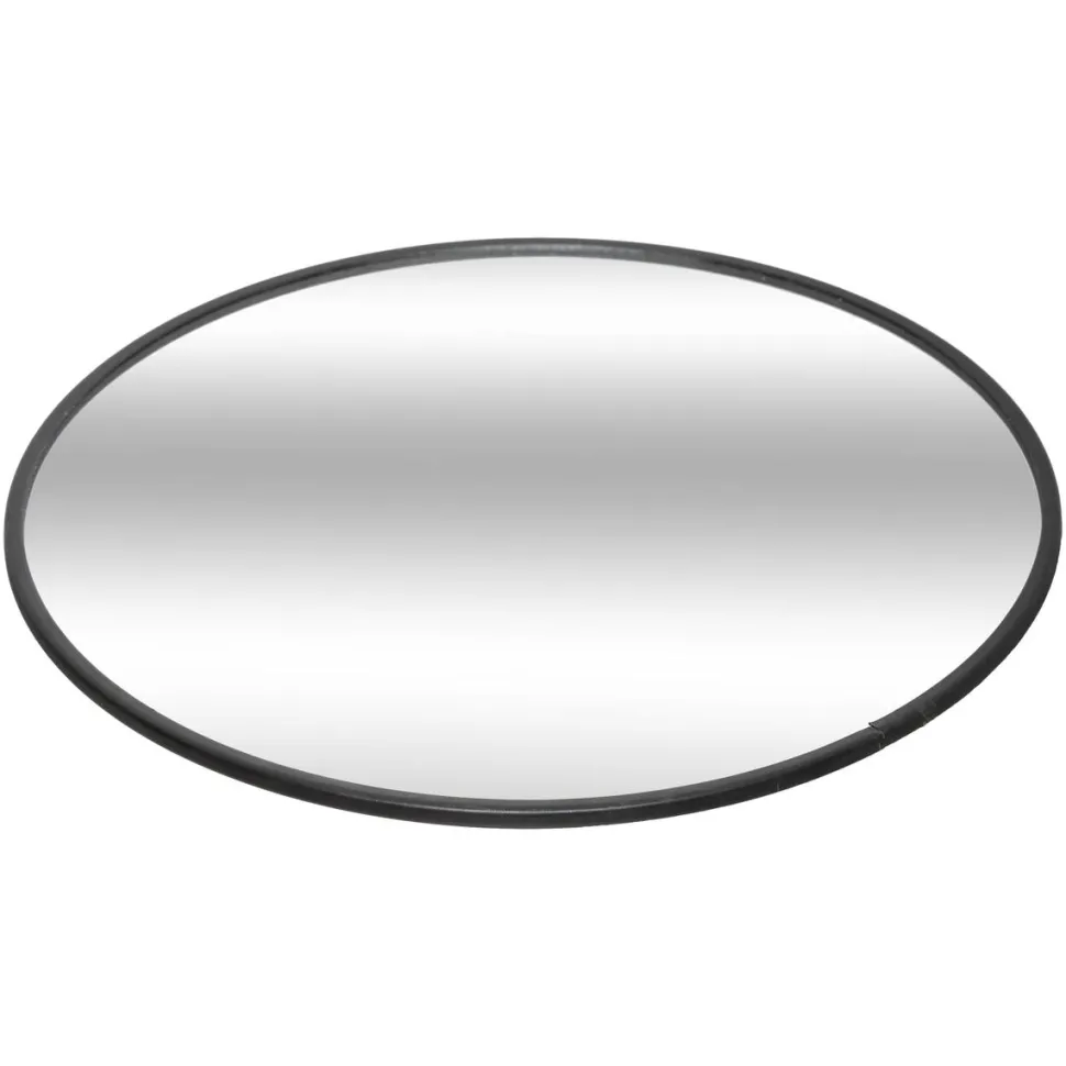 maxibazar Plateau Bougie Verre Miroir D.20Cm