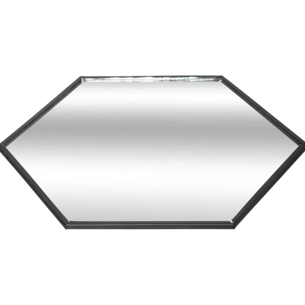maxibazar Plateau Bougie Verre Miroir D.20Cm