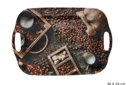 Plateau Melamine Cafe 36X26Cm