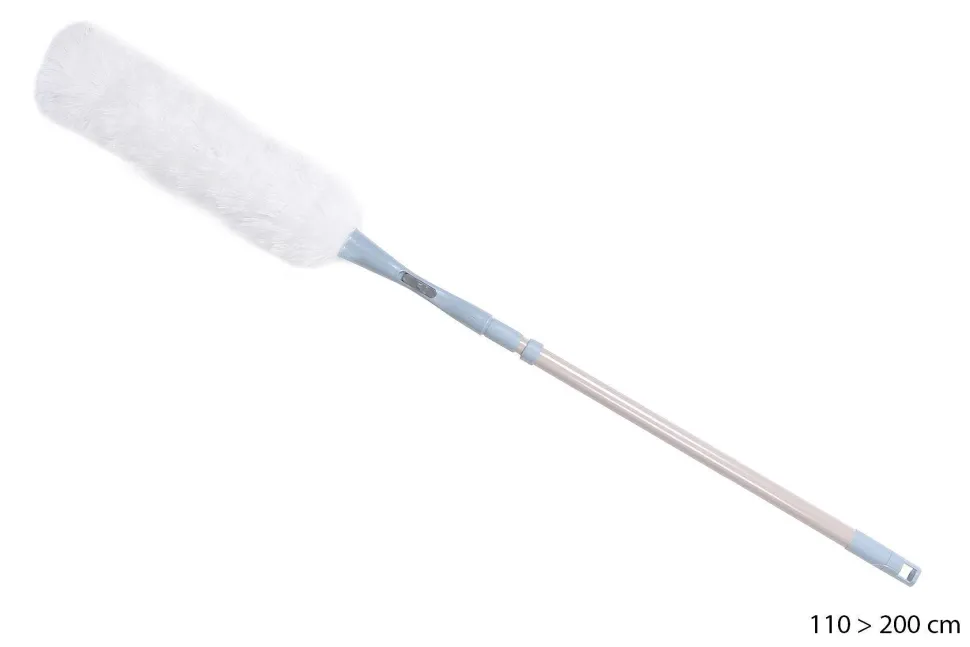 Plumeau Tete Flexible Manche Telescopique