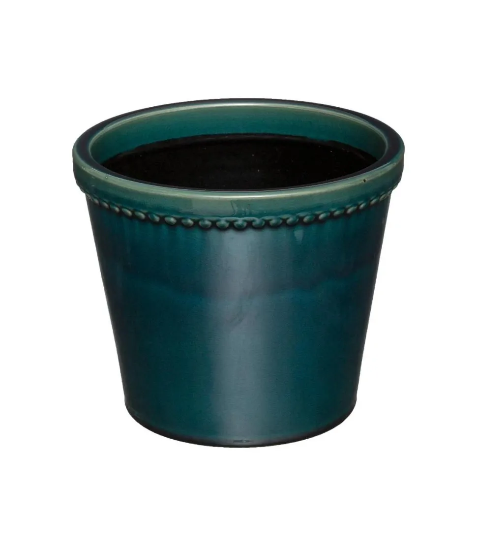 maxibazar Pot Ceramique Canard Folk D.19.4X16.8Cm