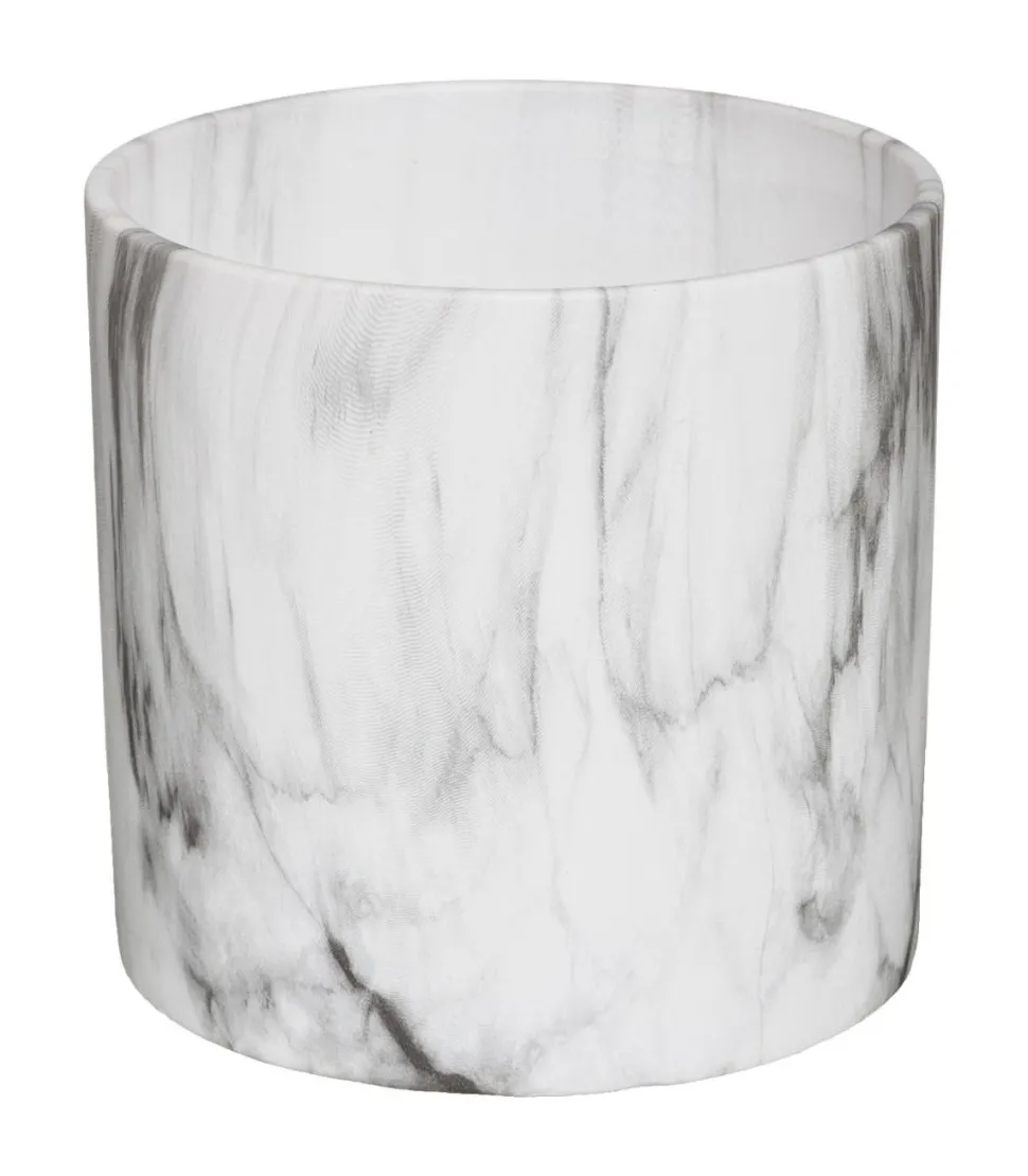 maxibazar Pot Ceramique Marbre D.14.4X13.4Cm