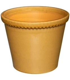 maxibazar Pot Ceramique Ocre Folk D.30.4X24.2Cm