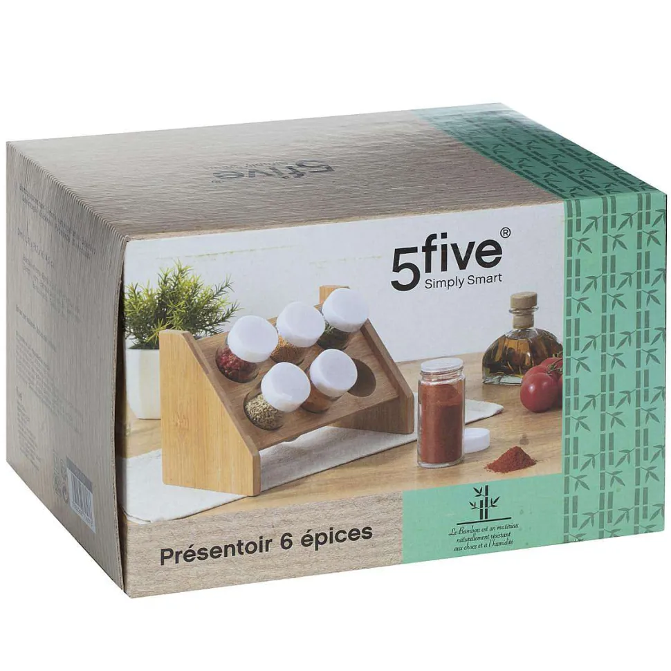 Pot Epice Bambou X6 Pièces