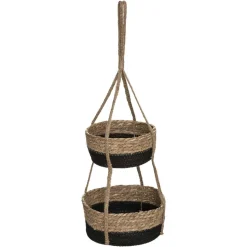 Atmosphera Pot Suspendu X2 Noir Cuba