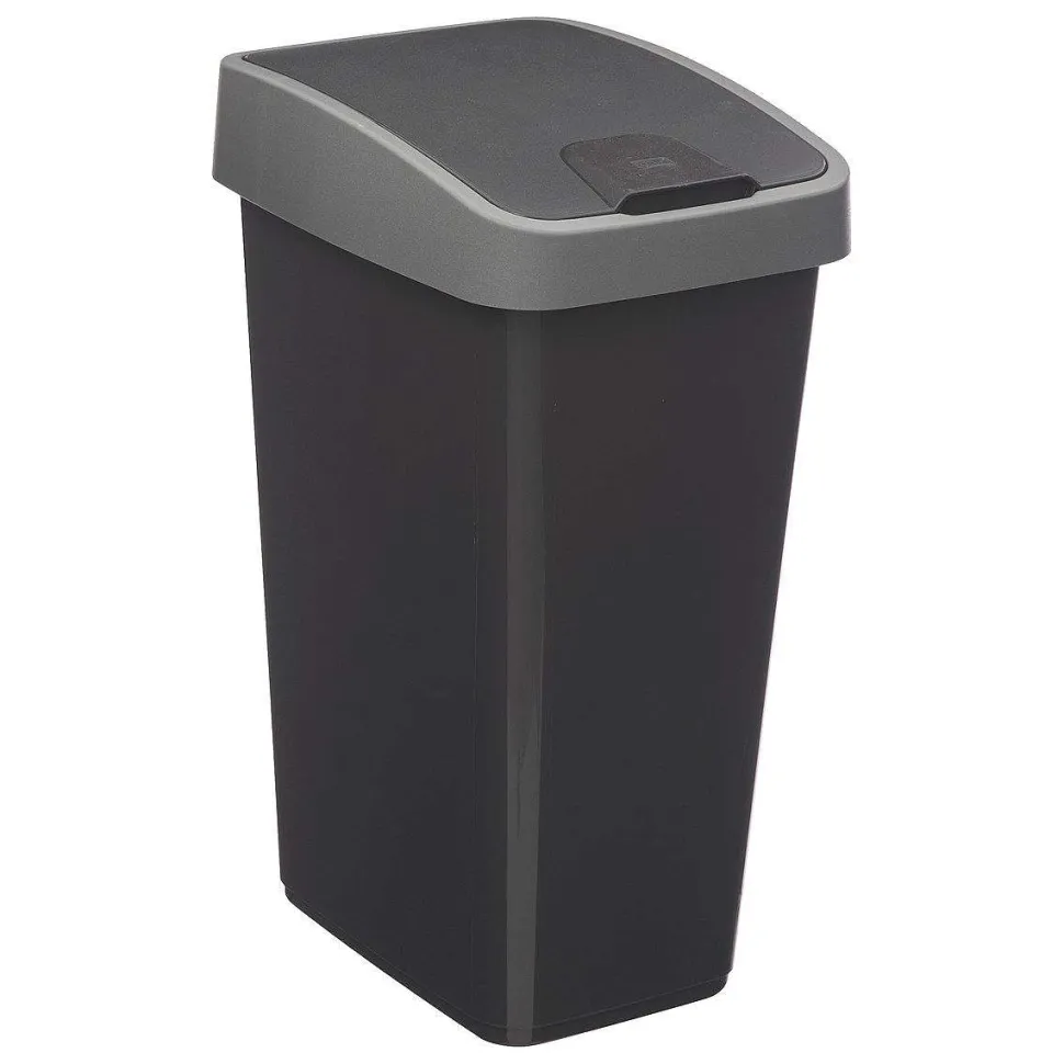 Poubelle 2 Ouvertures Plastique 25L