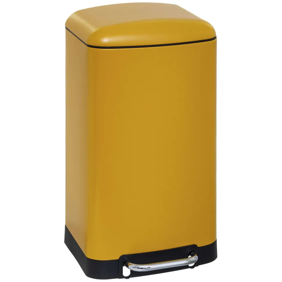 Poubelle Metal 30L Ariane Jaune